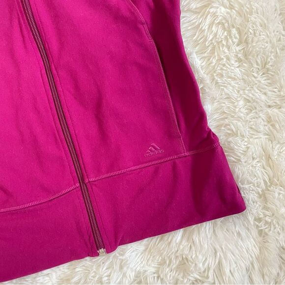 Adidas Women's Climalite Zip-Up Athletic Jacket - Picture 2 of 4